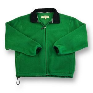 London Fog Vintage Full Zip Fleece Jacket Size Large